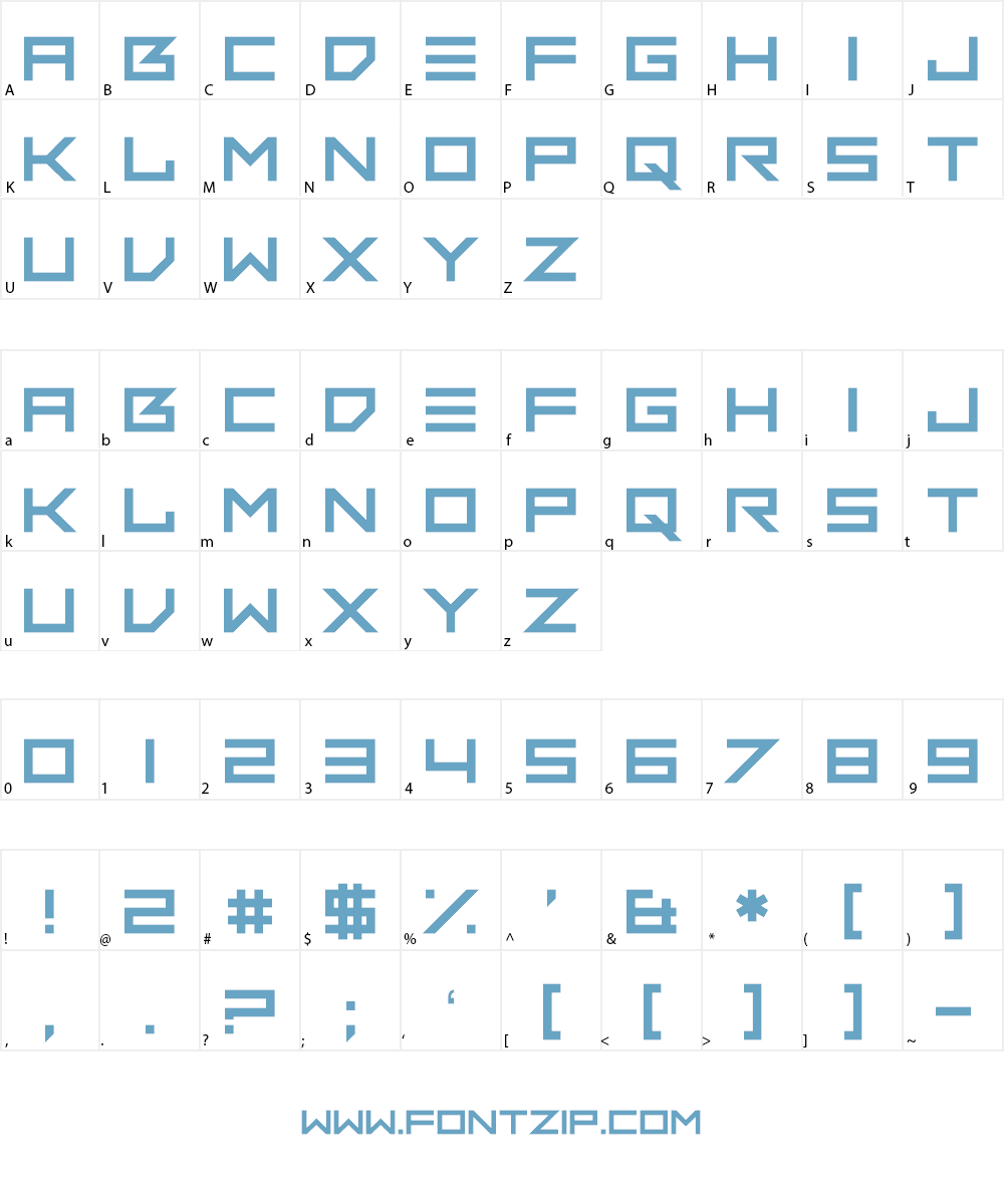 Thumbs Down Font Character